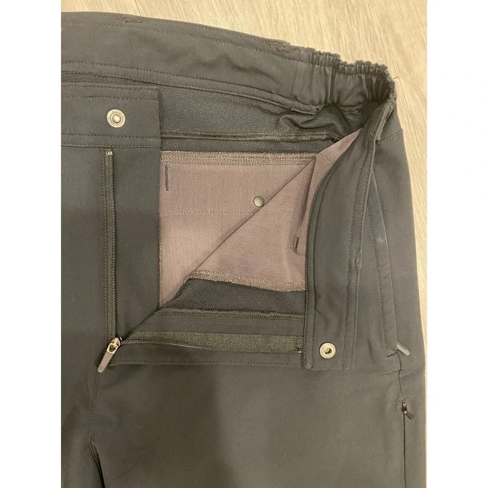 Mack Weldon Shorts Mens Medium Black Performance Zip Pockets Stretch M - Picture 6 of 7